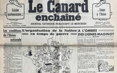 N° 1134 du Canard Enchaîné –  23 Mars 1938
