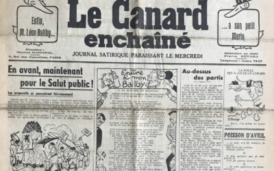 N° 1135 du Canard Enchaîné –  30 Mars 1938