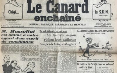 N° 1138 du Canard Enchaîné –  20 Avril 1938