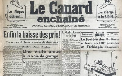 N° 1141 du Canard Enchaîné –  11 Mai 1938