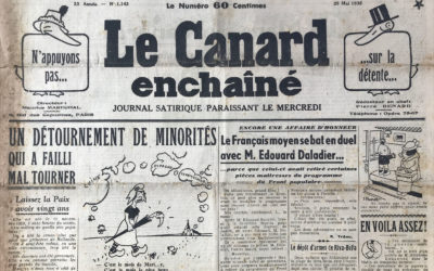 N° 1143 du Canard Enchaîné –  25 Mai 1938