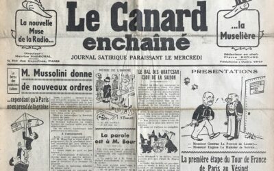 N° 1149 du Canard Enchaîné –  6 Juillet 1938