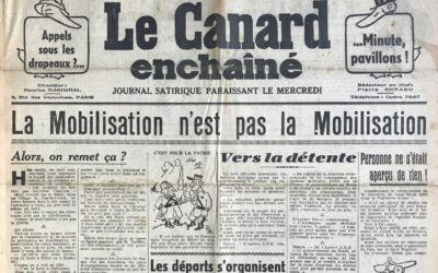 N° 1158 du Canard Enchaîné –  7 Septembre 1938
