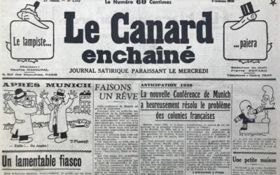 N° 1162 du Canard Enchaîné – 5 Octobre 1938