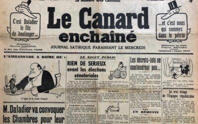 N° 1164 du Canard Enchaîné – 19 Octobre 1938