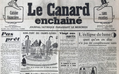 N° 1167 du Canard Enchaîné – 9 Novembre 1938