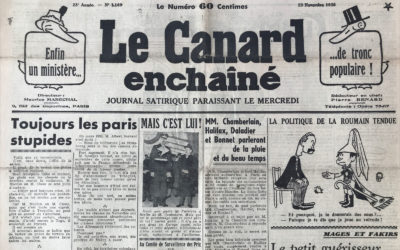 N° 1169 du Canard Enchaîné – 23 Novembre 1938