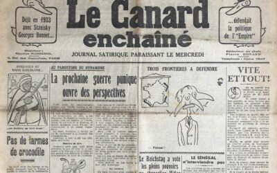N° 1179 du Canard Enchaîné –  1 Février 1939