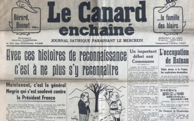 N° 1181 du Canard Enchaîné –  15 Février 1939