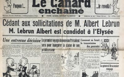 N° 1188 du Canard Enchaîné –  5 Avril 1939