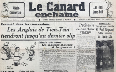 N° 1199 du Canard Enchaîné –  21 Juin 1939