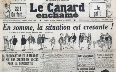 N° 1200 du Canard Enchaîné –  28 Juin 1939