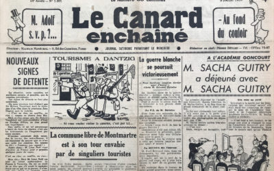N° 1201 du Canard Enchaîné –  5 Juillet 1939