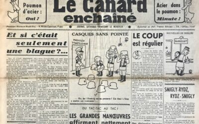 N° 1206 du Canard Enchaîné –  9 Août 1939