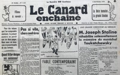 N° 1210 du Canard Enchaîné –  6 Septembre 1939