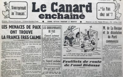 N° 1214 du Canard Enchaîné –  4 Octobre 1939