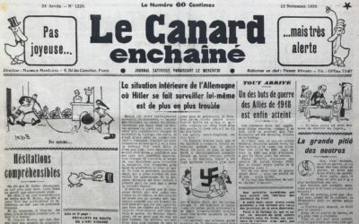 N° 1220 du Canard Enchaîné –  15 Novembre 1939