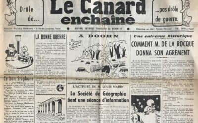 N° 1246 du Canard Enchaîné –  15 Mai 1940
