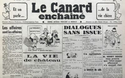 N° 1249 du Canard Enchaîné – 5 Juin 1940