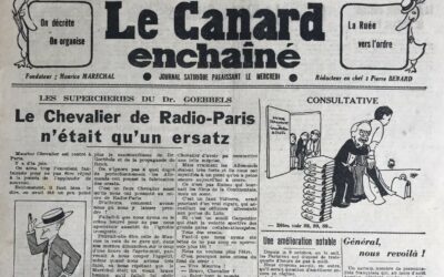 N° 1255 du Canard Enchaîné –  11 Octobre 1944