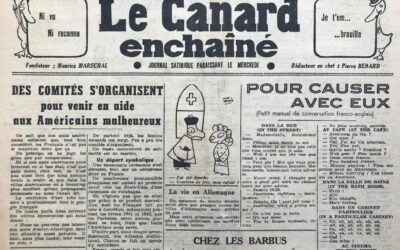 N° 1256 du Canard Enchaîné –  18 Octobre 1944