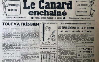 N° 1265 du Canard Enchaîné –  20 Décembre 1944