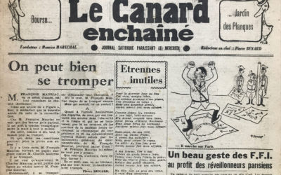 N° 1267 du Canard Enchaîné –  3 Janvier 1945