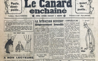N° 1269 du Canard Enchaîné –  17 Janvier 1945