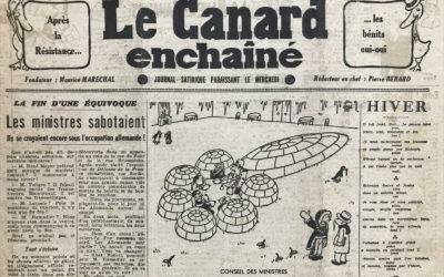 N° 1271 du Canard Enchaîné –  31 Janvier 1945