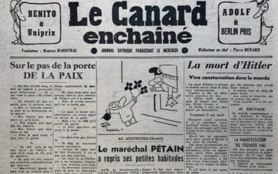 N° 1284 du Canard Enchaîné –  3 Mai 1945