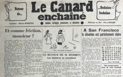 N° 1287 du Canard Enchaîné –  23 Mai 1945