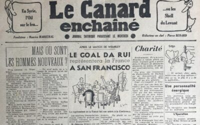 N° 1288 du Canard Enchaîné –  30 Mai 1945