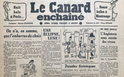 N° 1294 du Canard Enchaîné –  11 Juillet 1945