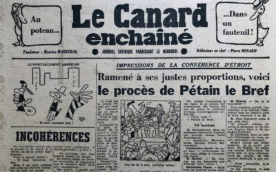 N° 1296 du Canard Enchaîné –  25 Juillet 1945