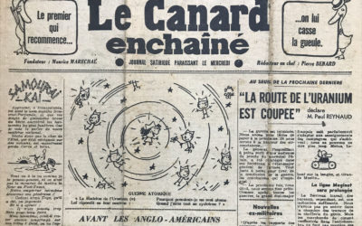 N° 1299 du Canard Enchaîné –  15 Août 1945