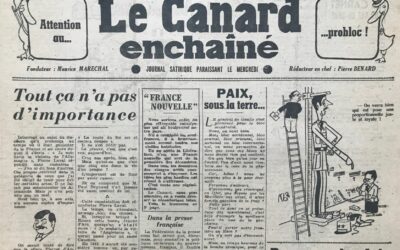 N° 1303 du Canard Enchaîné –  12 Septembre 1945