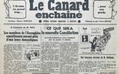 N° 1304 du Canard Enchaîné –  19 Septembre 1945