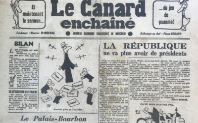 N° 1309 du Canard Enchaîné –  24 Octobre 1945