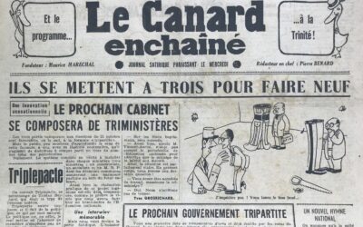 N° 1310 du Canard Enchaîné –  31 Octobre 1945
