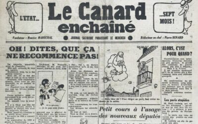 N° 1311 du Canard Enchaîné –  7 Novembre 1945