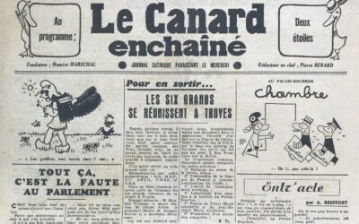 N° 1312 du Canard Enchaîné –  14 Novembre 1945