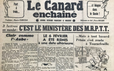 N° 1313 du Canard Enchaîné –  21 Novembre 1945