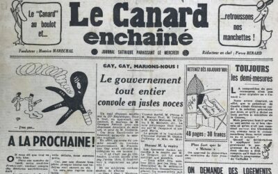N° 1314 du Canard Enchaîné –  28 Novembre 1945