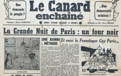 N° 1315 du Canard Enchaîné –  5 Décembre 1945