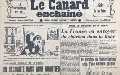 N° 1331 du Canard Enchaîné –  27 Mars 1946