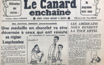 N° 1332 du Canard Enchaîné –  3 Avril 1946