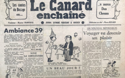 N° 1338 du Canard Enchaîné –  15 Mai 1946