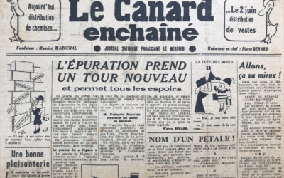 N° 1339 du Canard Enchaîné –  22 Mai 1946