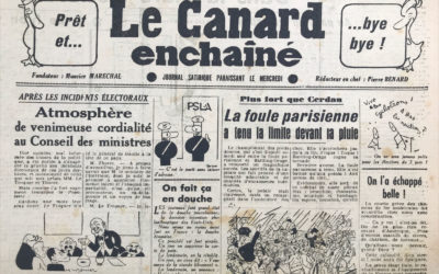 N° 1340 du Canard Enchaîné –  29 Mai 1946