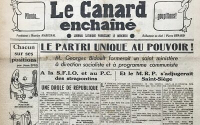 N° 1342 du Canard Enchaîné –  12 Juin 1946